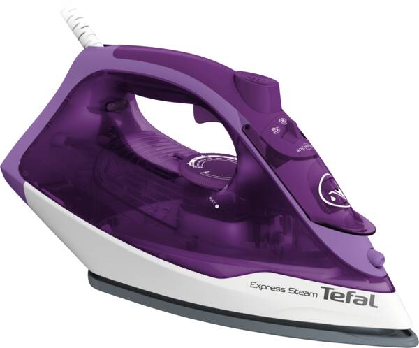 Tefal Dampfbügeleisen FV2836 Express Steam Weiss-Lila test
